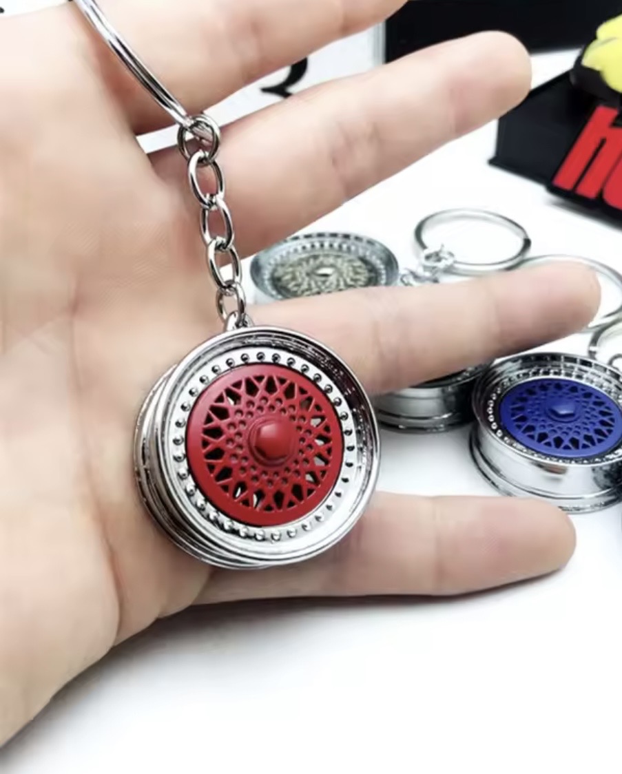 Solid Chrome Metal Key Ring - CLICK for Options