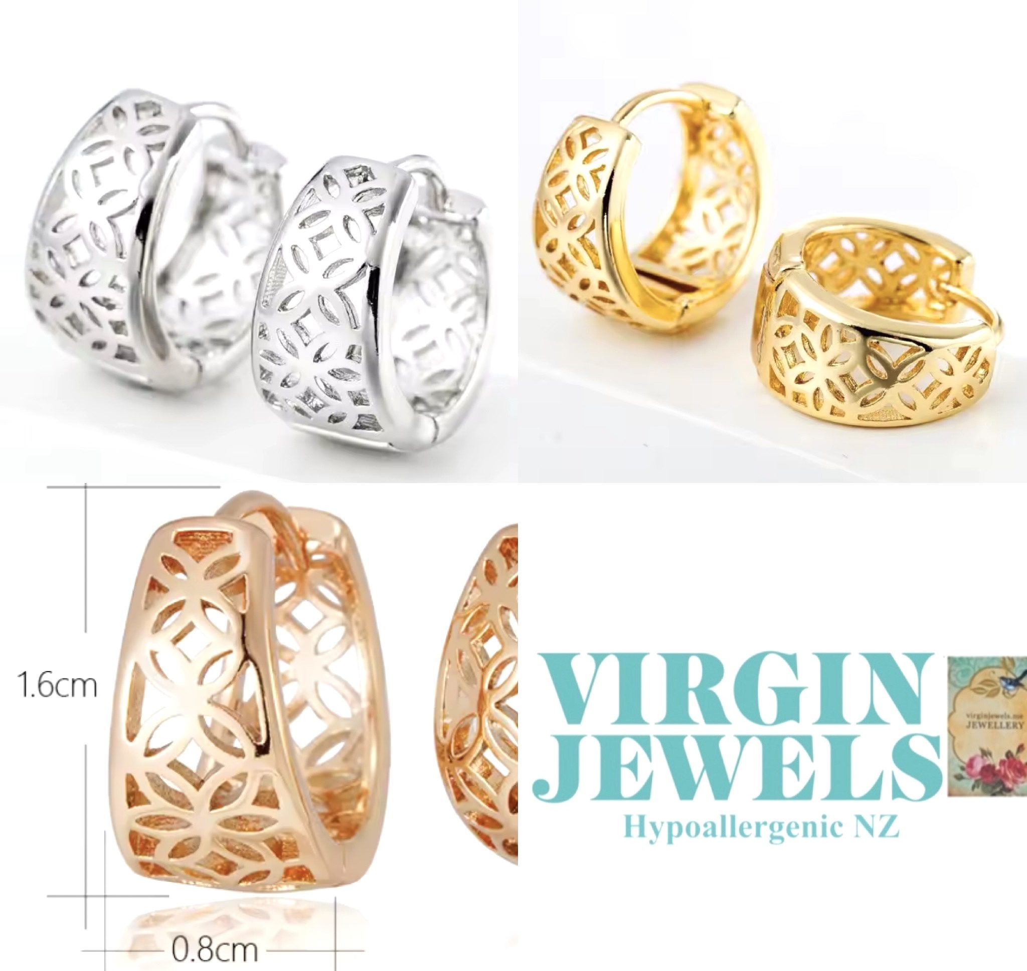 Filigree Hoop Earring