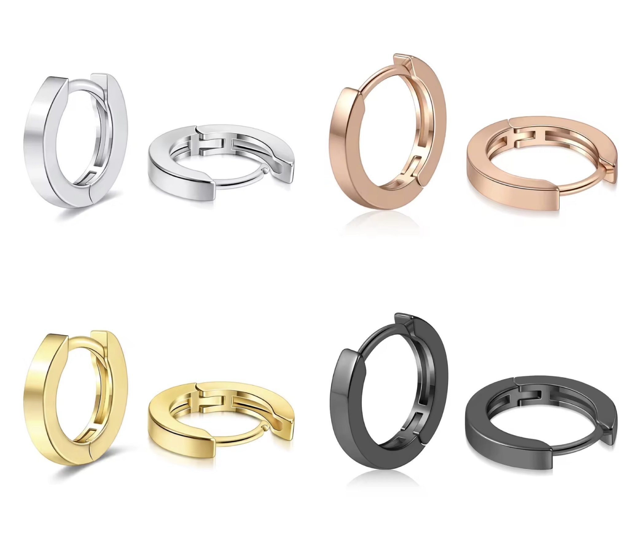 New Black Option - Slims Hoop Earring