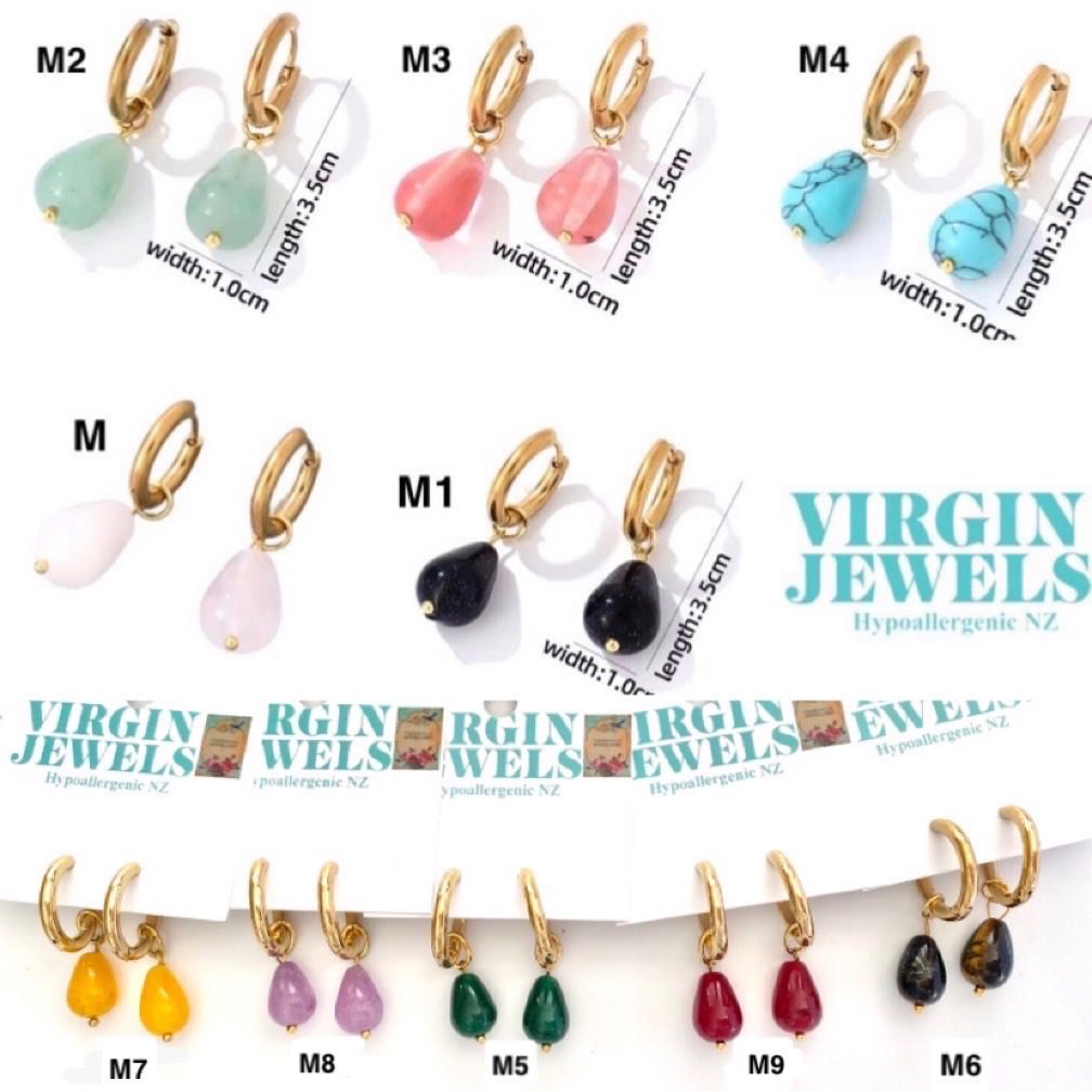 Earth Fire Water Style Earring