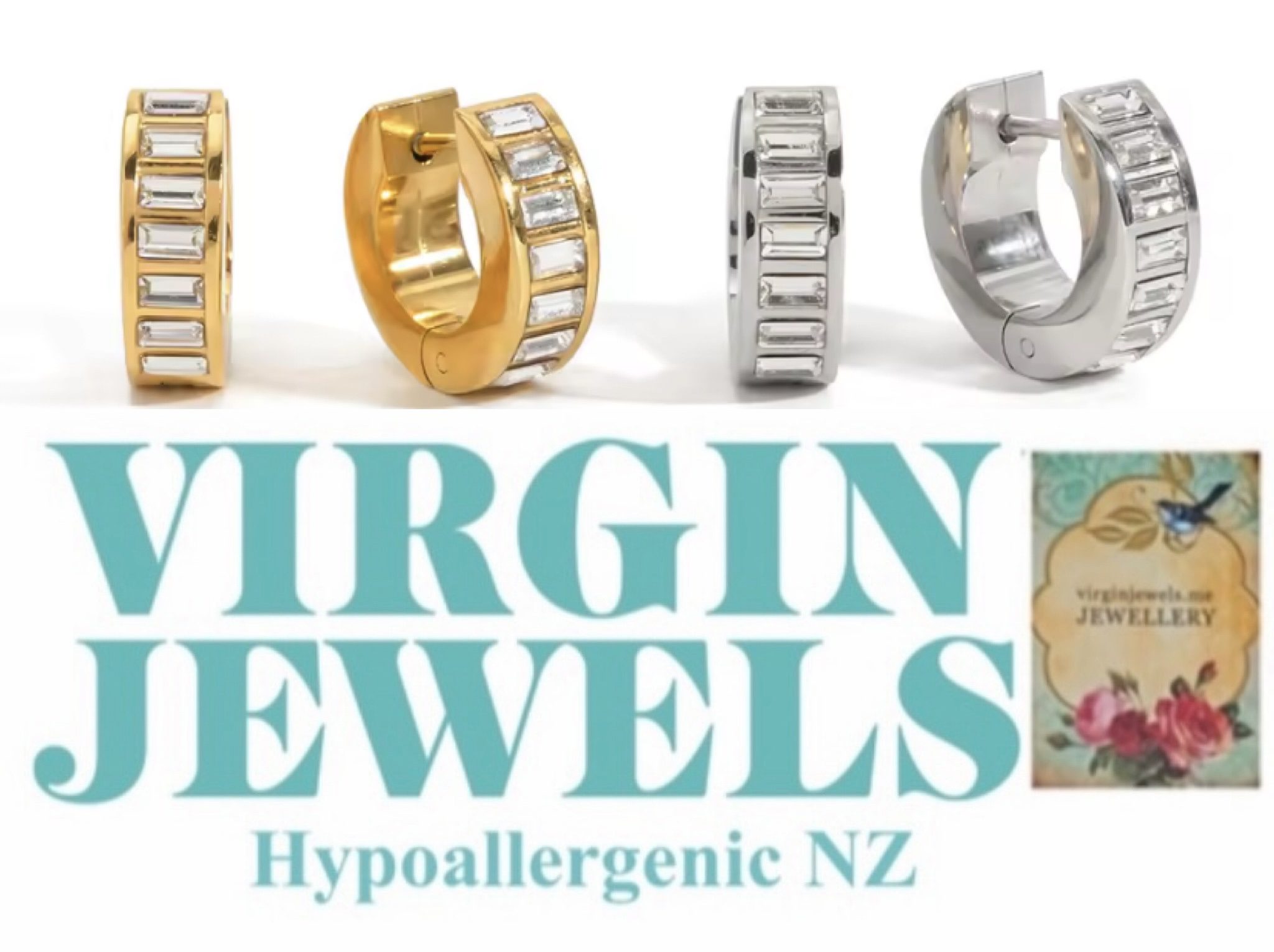 Baguette Love Statement Earring