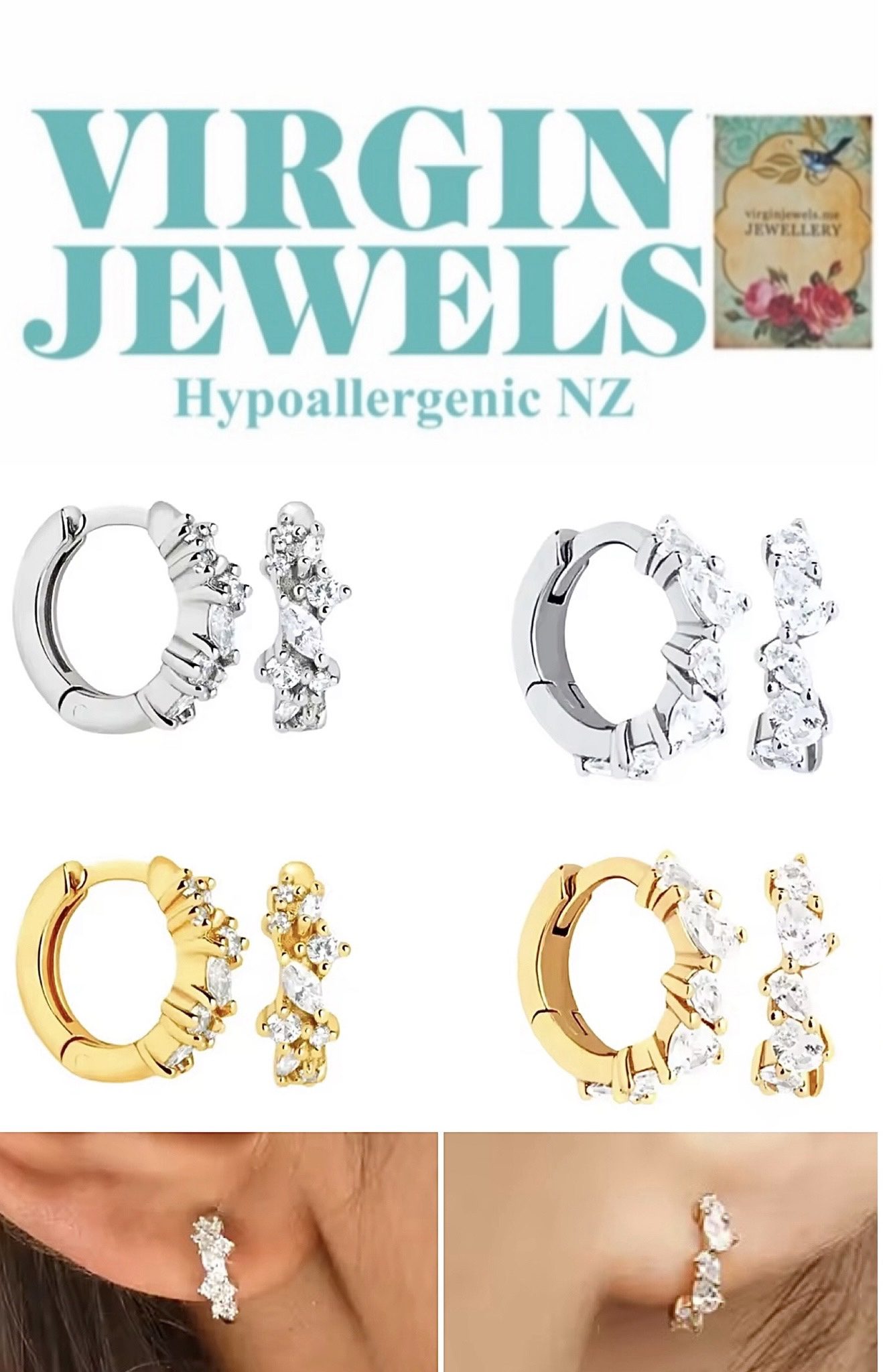 Angel Dust II Hoop Earring