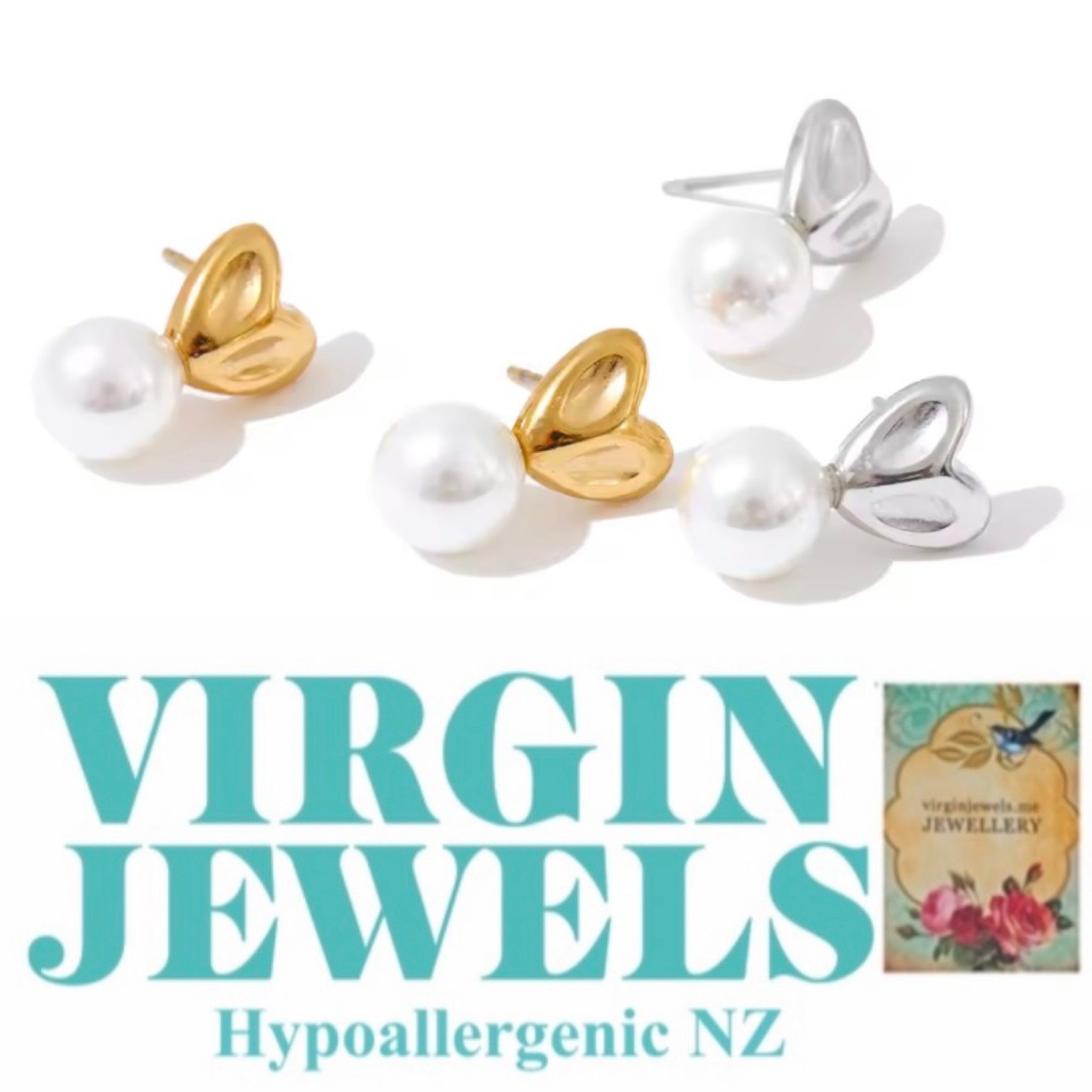 Butterfly Pearl Earring