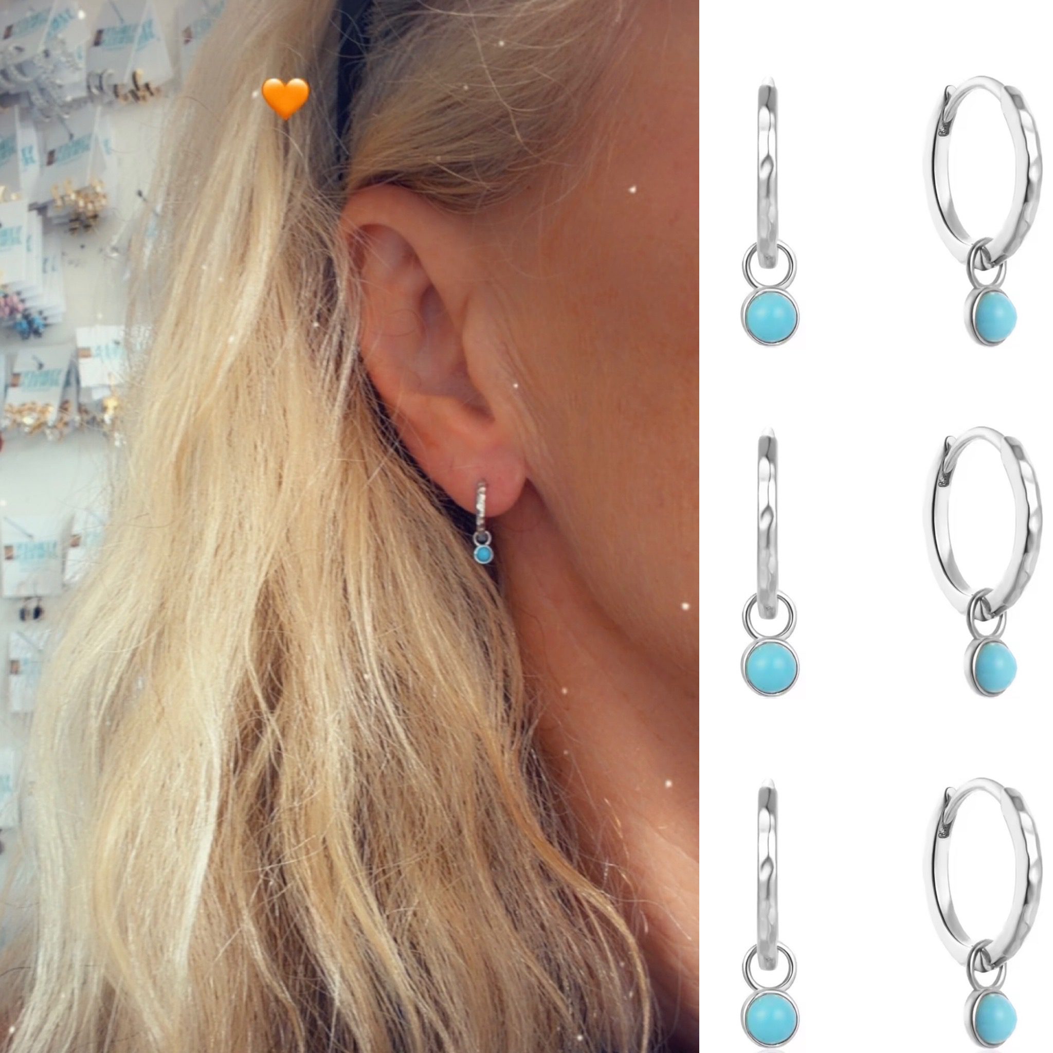 Blue Eyed Baby Is Back Statement Earring