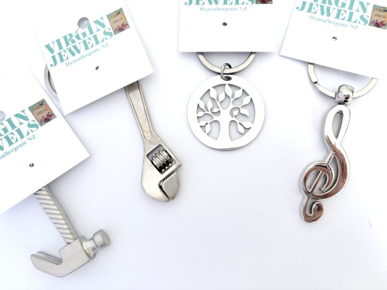 Solid Chrome Metal Key Ring