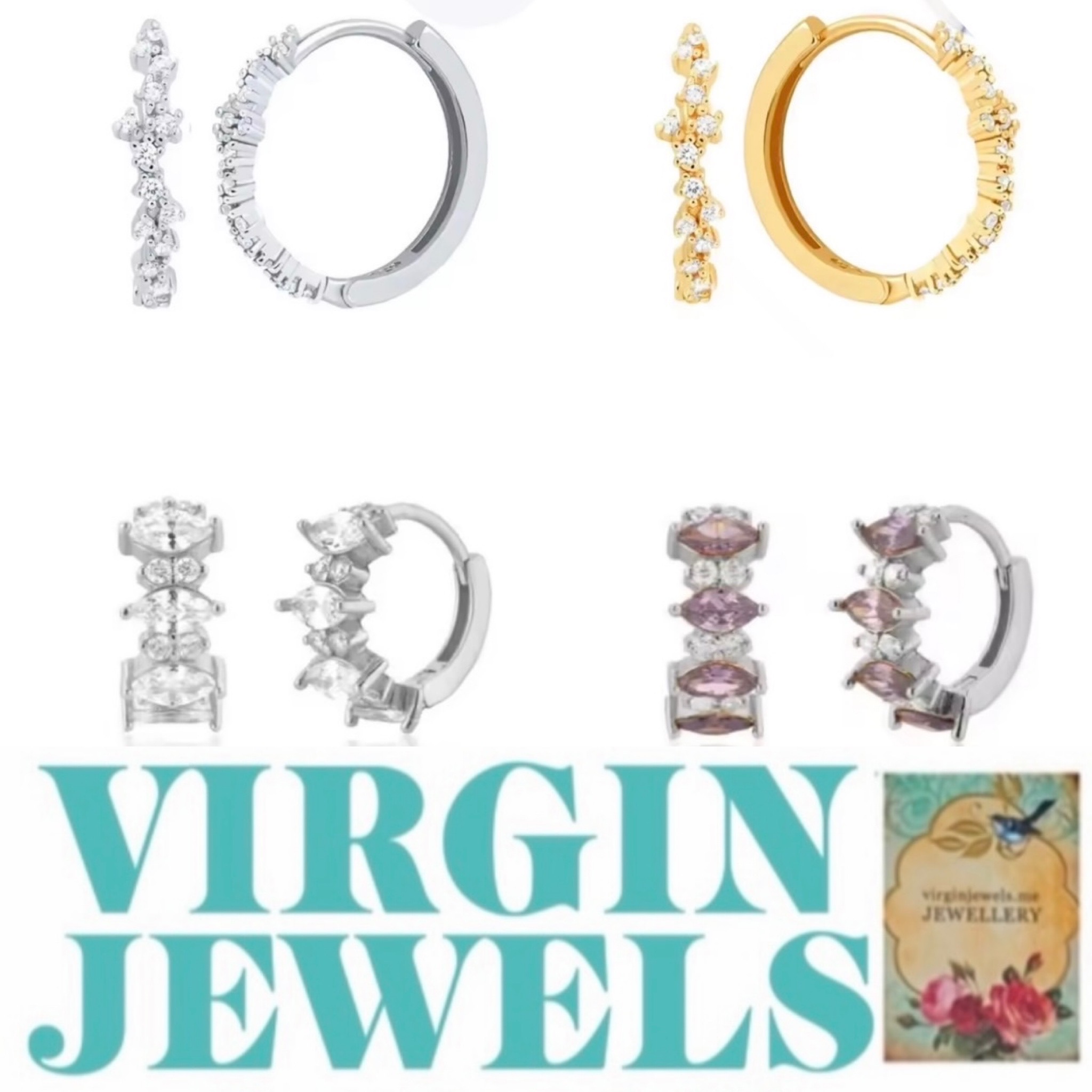 Delicate Side Eye Hoop Earring