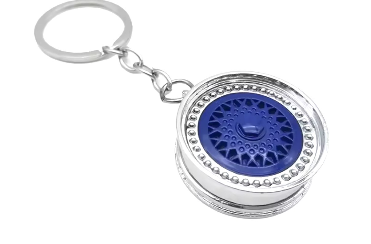 Solid Chrome Metal Key Ring - CLICK for Options