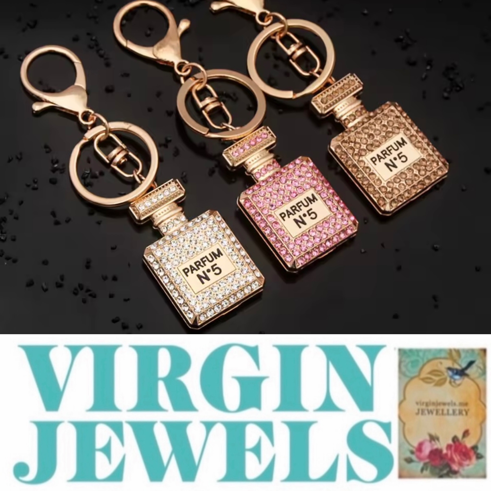 Chanel #5 Upmarket Key Ring