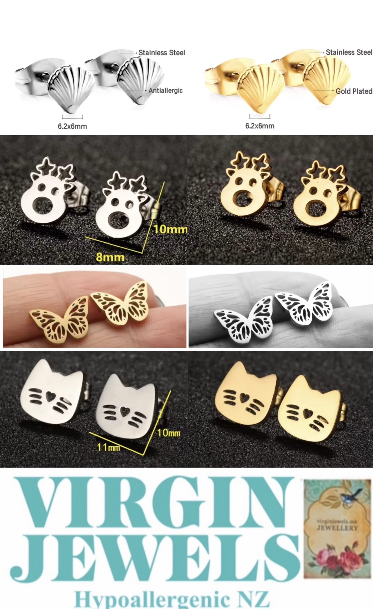 Shape Stud Earring